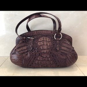 Nina Raye Crocodile Satchel